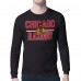 Футболка с длинным рукавом Chicago Blackhawks Starter Mesh Look Team Name - Black