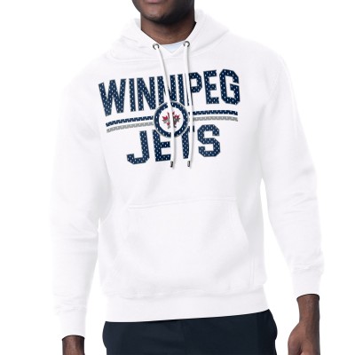 Толстовка Winnipeg Jets Starter Mesh Look Team Name Logo Tri-Blend - White