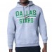 Толстовка Dallas Stars Starter Mesh Look Team Name Logo Tri-Blend - Heather Gray