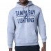 Tampa Bay Lightning Starter Heather Gray Mesh Look Team Name Logo Tri-Blend Pullover Hoodie Tampa Bay Lightning Starter Heather Gray Mesh Look Team Name Logo Tri-Blend Pullover Hoodie