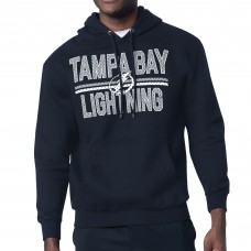 Толстовка Tampa Bay Lightning Starter Navy Mesh Look Team Name Logo Tri-Blend