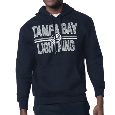 Толстовка Tampa Bay Lightning Starter Navy Mesh Look Team Name Logo Tri-Blend