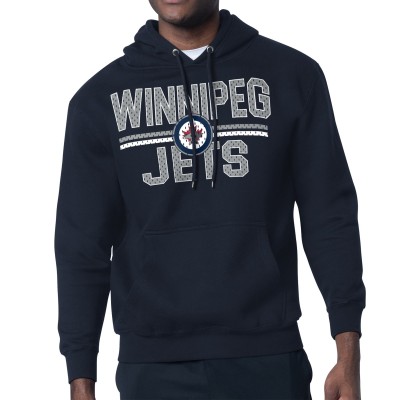 Толстовка Winnipeg Jets Starter Mesh Look Team Name Logo Tri-Blend - Navy