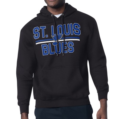 Толстовка St. Louis Blues Starter Mesh Look Team Name Logo Tri-Blend - Black