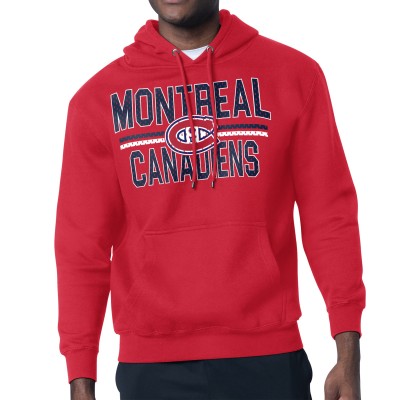 Толстовка Montreal Canadiens Starter Red Mesh Look Team Name Logo Tri-Blend