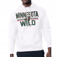 Толстовка Minnesota Wild Starter White Mesh Look Team Name Logo Tri-Blend