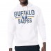 Толстовка Buffalo Sabres Starter White Mesh Look Team Name Logo Tri-Blend