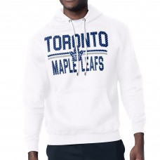 Толстовка Toronto Maple Leafs Starter White Mesh Look Team Name Logo Tri-Blend