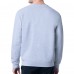 Calgary Flames Starter Heather Gray Mesh Look Team Name Logo Pullover Sweatshirt