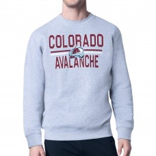 Кофта Colorado Avalanche Starter Heather Gray Mesh Look Team Name Logo