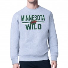 Кофта Minnesota Wild Starter Heather Gray Mesh Look Team Name Logo