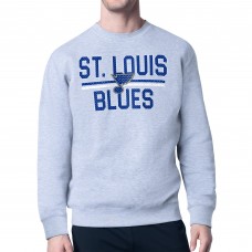 Кофта St. Louis Blues Starter Mesh Look Team Name Logo - Heather Gray