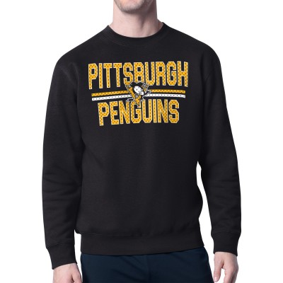 Кофта Pittsburgh Penguins Starter Black Mesh Look Team Name Logo