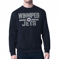 Кофта Winnipeg Jets Starter Navy Mesh Look Team Name Logo
