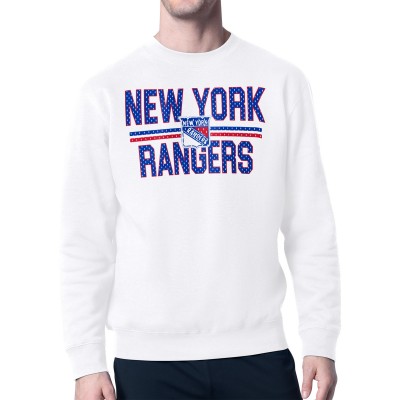 Кофта New York Rangers Starter White Mesh Look Team Name Logo