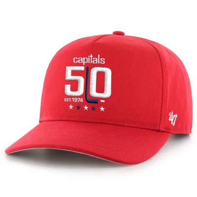 Бейсболка Washington Capitals 47 Red 50th Anniversary Hitch
