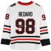Игровая джерси Connor Bedard Chicago Blackhawks Autographed Fanatics Authentic White Fanatics Breakaway
