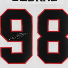 Игровая джерси Connor Bedard Chicago Blackhawks Autographed Fanatics Authentic White adidas Authentic
