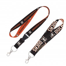 Anaheim Ducks WinCraft Two-Pack Lanyard with Detachable Buckle & Key Strap Set