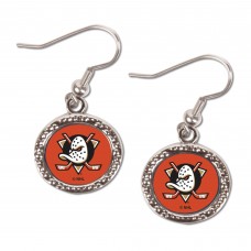 Anaheim Ducks WinCraft Round Logo Dangle Earrings