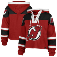 Женская толстовка New Jersey Devils 47 Red Cropped Superior Lacer Женская толстовка New Jersey Devils 47 Red Cropped Superior Lacer