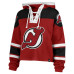 Женская толстовка New Jersey Devils 47 Red Cropped Superior Lacer