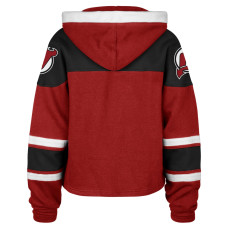 Женская толстовка New Jersey Devils 47 Red Cropped Superior Lacer Женская толстовка New Jersey Devils 47 Red Cropped Superior Lacer