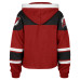 Женская толстовка New Jersey Devils 47 Red Cropped Superior Lacer