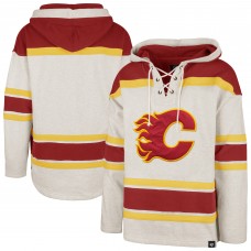 Calgary Flames 47 Oatmeal Rockaway Lacer Pullover Hoodie