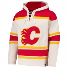 Calgary Flames 47 Oatmeal Rockaway Lacer Pullover Hoodie