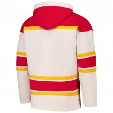 Calgary Flames 47 Oatmeal Rockaway Lacer Pullover Hoodie