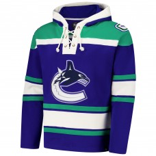 Vancouver Canucks 47 Royal Superior Lacer Hoodie