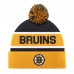 Шапка с помпоном Boston Bruins Starter Gold Cuffed Knit