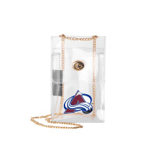 Colorado Avalanche Clear Essential Crossbody Purse Colorado Avalanche Clear Essential Crossbody Purse