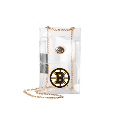 Сумка через плечо Logo Brands Boston Bruins Clear Essential Purse