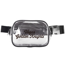 Vegas Golden Knights Clear Belt Bag Vegas Golden Knights Clear Belt Bag