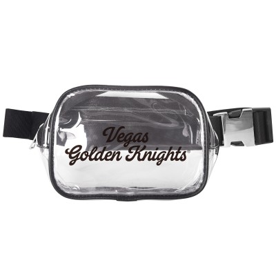 Vegas Golden Knights Clear Belt Bag