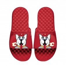 Подростковая Calgary Flames ISlide Red Team Mascot Slide Sandals