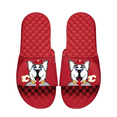 Подростковая Calgary Flames ISlide Red Team Mascot Slide Sandals
