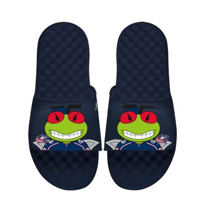 Columbus Blue Jackets ISlide Youth Team Mascot Slide Sandals - Navy