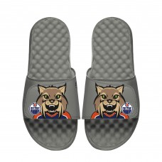 Шлепки Youth Edmonton Oilers ISlide Gray Team Mascot