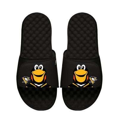 Подростковая Pittsburgh Penguins ISlide Black Team Mascot Slide Sandals