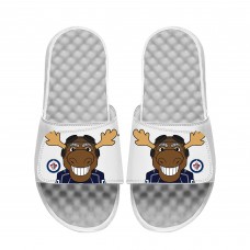 Winnipeg Jets ISlide Youth Team Mascot Slide Sandals - White