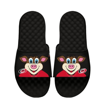 Unisex Carolina Hurricanes ISlide Black Team Mascot Slide Sandals
