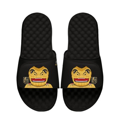 Unisex Vegas Golden Knights ISlide Black Team Mascot Slide Sandals
