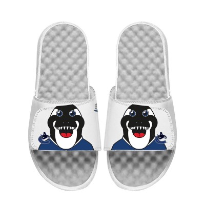 Unisex Vancouver Canucks ISlide White Team Mascot Slide Sandals