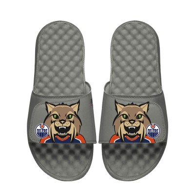 Шлепки Unisex Edmonton Oilers ISlide Gray Team Mascot