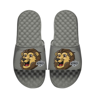 Unisex Los Angeles Kings ISlide Gray Team Mascot Slide Sandals