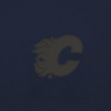 Calgary Flames Antigua Navy Tonal Intrepid Pullover Hoodie