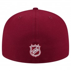 Бейсболка Colorado Avalanche New Era Burgundy State Stitch 59FIFTY